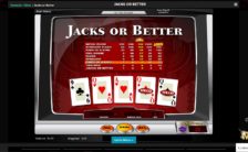 Kasino Mini Games : Jacks or Better